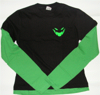 CAMISETA CHR CHICA MANGA LARGA VERDE - (chr-029)