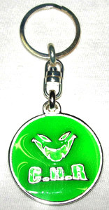 LLAVERO CHR METAL FONDO VERDE (chr-012)