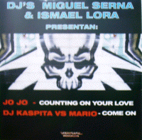 JOJO / DJ KASPITA VS MARIO "Counting on your love" (vtl518)